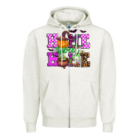 Oatmeal Heather halloween home sweet home Zipper Hoodie - AdoDesignShop