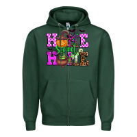 Sports Green halloween home sweet home Zipper Hoodie - AdoDesignShop