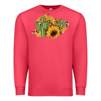 Cardinal cactus leopard sunflower glitter  patch Premium Sweatshirt - AdoDesignShop