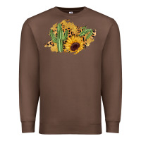 Chestnut cactus leopard sunflower glitter  patch Premium Sweatshirt - AdoDesignShop