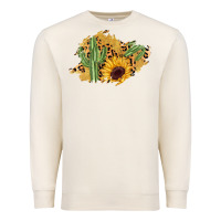 Sandshell cactus leopard sunflower glitter  patch Premium Sweatshirt - AdoDesignShop