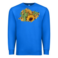 True Royal cactus leopard sunflower glitter  patch Premium Sweatshirt - AdoDesignShop