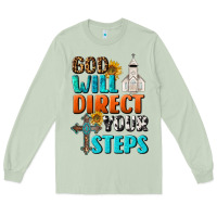 Matcha God Will Direct Your Steps Long Sleeve Tee - BundleAndBundleShop