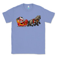 Santa Riding His Sleigh With Gifts Classic Tee | Teevron