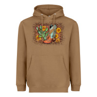 Toasted Coconut cowboy boots cactus leopard Heavyweight Hoodie - AdoDesignShop