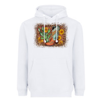 White cowboy boots cactus leopard Heavyweight Hoodie - AdoDesignShop