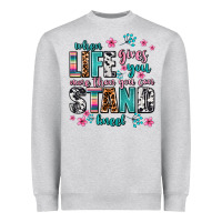 Heather Grey when life gives you more than you can stand kneel Heavyweight Sweatshirt - AdoDesignShop
