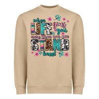 Mushroom when life gives you more than you can stand kneel Heavyweight Sweatshirt - AdoDesignShop