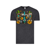 Vintage Black western free bird Vintage Tee - OliviaCreatesArt