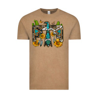 Vintage Coffee western free bird Vintage Tee - OliviaCreatesArt