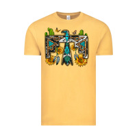 Vintage Mustard western free bird Vintage Tee - OliviaCreatesArt