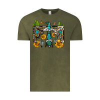 Vintage Olive western free bird Vintage Tee - OliviaCreatesArt