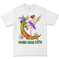 White mardi gras cutie Premium Tee - CowGirlArtShop