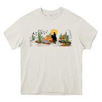 Cream western i got a heart like a truck Heavy Core Tee - TumblerDesignByShophia