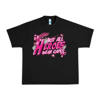 Black Not all heroes wear capes Cancer Awareness Urban Heavy Tee - FaDigitalArtStudio