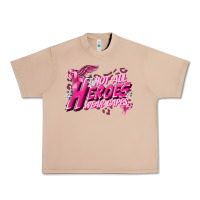 Burro Not all heroes wear capes Cancer Awareness Urban Heavy Tee - FaDigitalArtStudio
