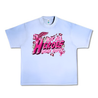 Grape Ice Not all heroes wear capes Cancer Awareness Urban Heavy Tee - FaDigitalArtStudio