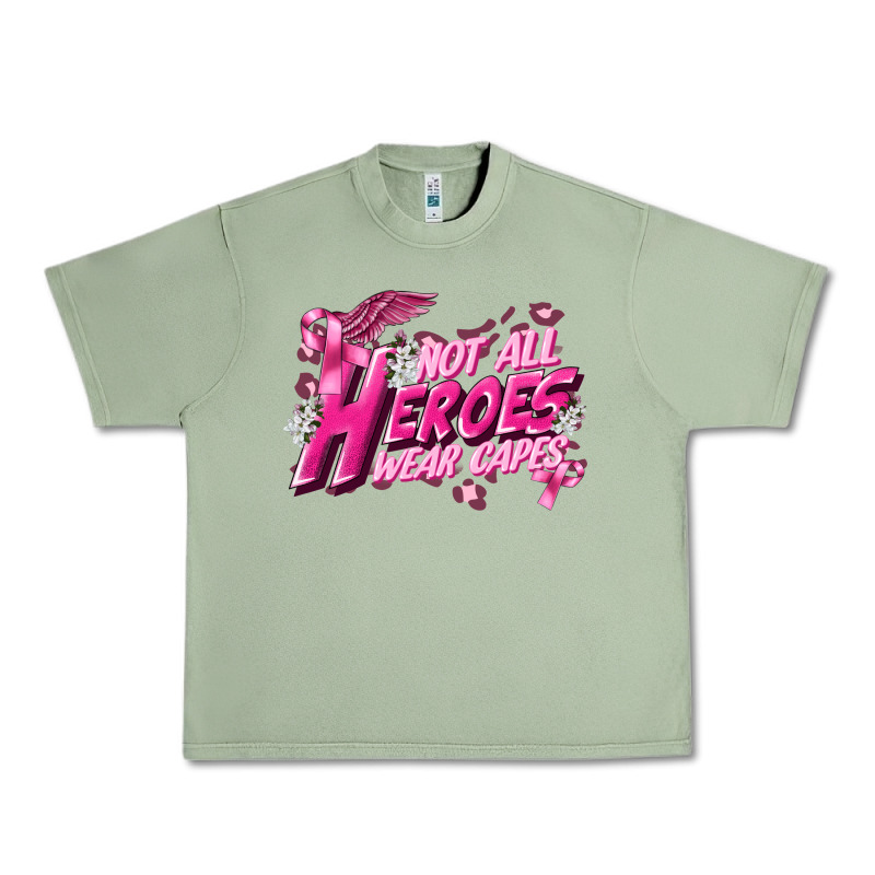 Not All Heroes Wear Capes Cancer Awareness Urban Heavy Tee by FaDigitalArtStudio | Teevron