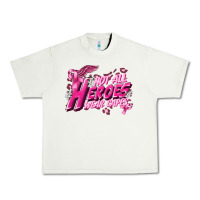 Pistachio Not all heroes wear capes Cancer Awareness Urban Heavy Tee - FaDigitalArtStudio