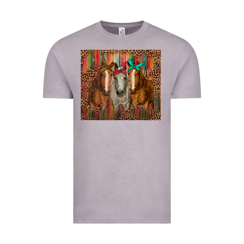 Western Horses With Bandanas Vintage Tee by RanaPortraitStore | Teevron