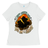 White I don't smoke but he's got a lighter Ladies Tee - HowdyJamesFarm