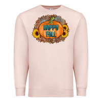 Pale Pink happy fall Premium Sweatshirt - AdoDesignShop