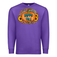 Purple happy fall Premium Sweatshirt - AdoDesignShop
