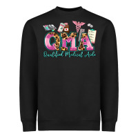 Black qma qualified medical aide Heavyweight Sweatshirt - AdoDesignShop