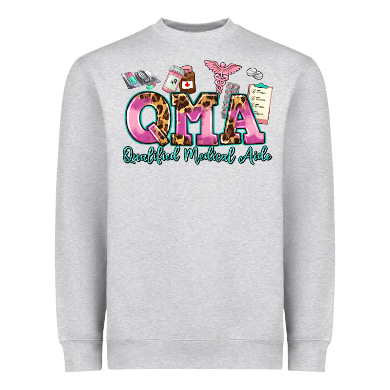 Qma Qualified Medical Aide Heavyweight Sweatshirt by AdoDesignShop | Teevron