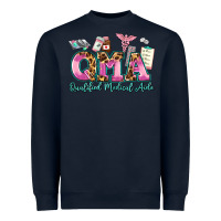 Navy qma qualified medical aide Heavyweight Sweatshirt - AdoDesignShop