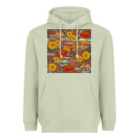 Matcha pumpkin plaid sunflower seamless Heavyweight Hoodie - AdoDesignShop