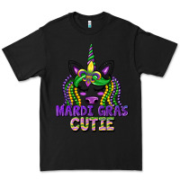 Black mardi gras cutie unicorn Premium Tee - CowGirlArtShop