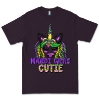 Plum mardi gras cutie unicorn Premium Tee - CowGirlArtShop