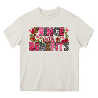 Cream Fringe with benefits Valentine's Day Heavy Core Tee - HowdyJamesFarm