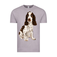 Vintage Zinc english cocker spaniel Vintage Tee - FaDigitalArtStudio