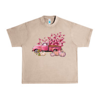French Oak Breast Cancer truck Urban Heavy Tee - FaDigitalArtStudio