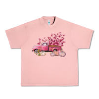 Salmon Breast Cancer truck Urban Heavy Tee - FaDigitalArtStudio