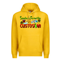 Lemon Santa's Favorite Custodian Premium Hoodie - LillyAllenDesigns