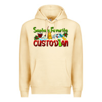 Pina Colada Santa's Favorite Custodian Premium Hoodie - LillyAllenDesigns