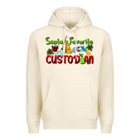 Tofu Santa's Favorite Custodian Premium Hoodie - LillyAllenDesigns