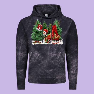 Christmas Santa Vintage Hoodie Designed By Fadigitalartstudio