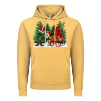 Vintage Mustard christmas santa Vintage Hoodie - FaDigitalArtStudio