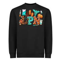 Black lpn fall nurse with Heavyweight Sweatshirt - AdoDesignShop