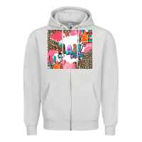 Dove Grey nail tech Zipper Hoodie - AdoDesignShop