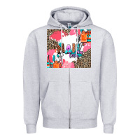 Heather Grey nail tech Zipper Hoodie - AdoDesignShop