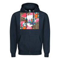 Navy nail tech Zipper Hoodie - AdoDesignShop