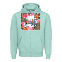 Seafoam nail tech Zipper Hoodie - AdoDesignShop