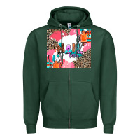Sports Green nail tech Zipper Hoodie - AdoDesignShop