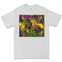 Dove Grey mardi gras fleur de lis Premium Tee - CowGirlArtShop