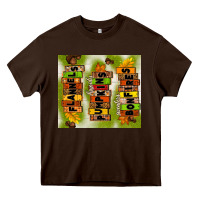 Chocolate Brown flannels hayrides pumpkins bonfires fall Heavy Core Tee - TumblerDesignByShophia